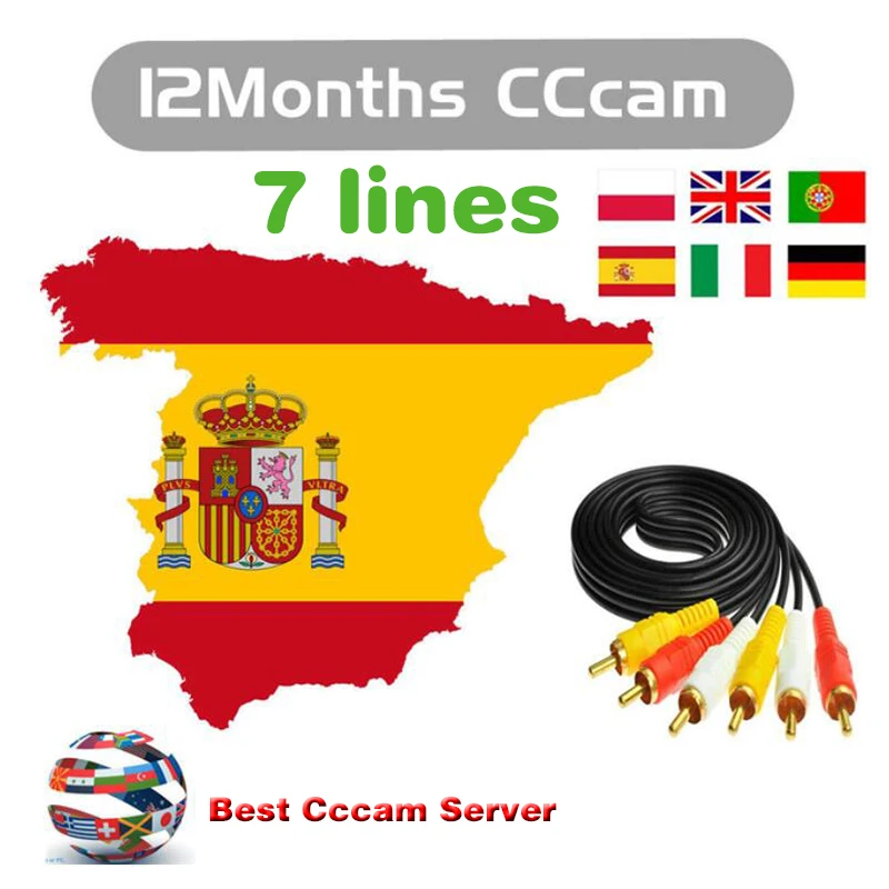 HD Cccam 7 Clines for digital Satellite TV Receiver 1 Year Cccam Europe Cline ccam panel for Spain Poland Germany Portugal Italy
HD Cccam 7 Clines for digital Satellite TV Receiver 1 Year Cccam Europe Cline ccam panel for Spain Poland Germany Portugal Italy