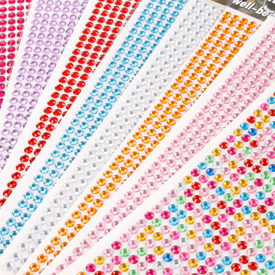 504pcs/sheet 6MM Loose Rhinestone Sticker Round Flatback Acrylic Stickers Self-Adhesive Paste DIY Nail Art Phone Case Decoration
504pcs/sheet 6MM Loose Rhinestone Sticker Round Flatback Acrylic Stickers Self-Adhesive Paste DIY Nail Art Phone Case Decoration