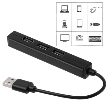 USB 2.0 3 Ports Hub with 3.5mm Sound Card Audio Output for PC Laptop Mac Windows Laptop Accessories
USB 2.0 3 Ports Hub with 3.5mm Sound Card Audio Output for PC Laptop Mac Windows Laptop Accessories