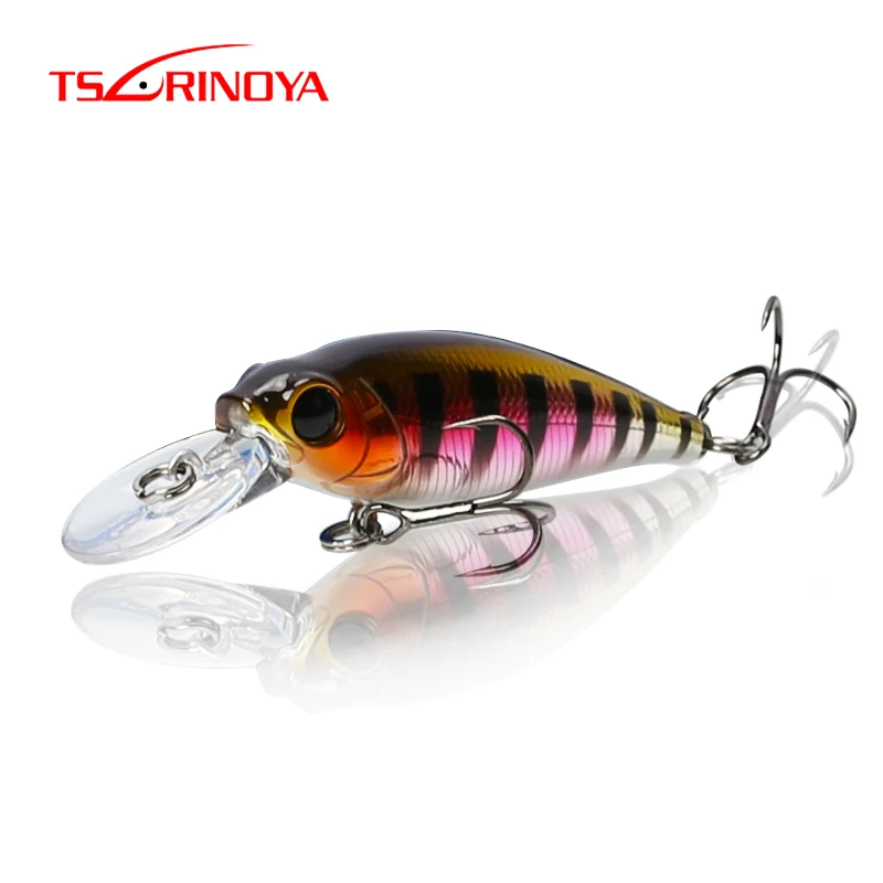 TSURINOYA Minnow Bait 58mm/5g Floating 1-1.5m Fishing Lures Hard Baits Artificial Pesca Leurre Peche Bass Trout Fishing Wobblers
TSURINOYA Minnow Bait 58mm/5g Floating 1-1.5m Fishing Lures Hard Baits Artificial Pesca Leurre Peche Bass Trout Fishing Wobblers