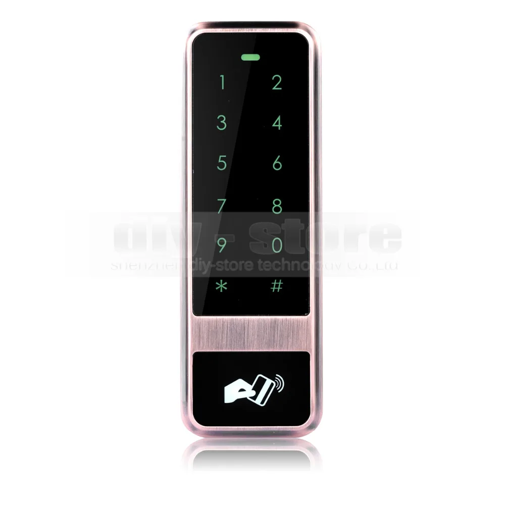 DIYSECUR Touch Button Keypad 125KHz RFID ID Cards Proximity Reader Access Controller Kit For House / Office Home Improvement |
