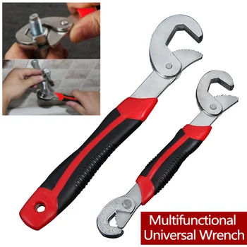Useful Adjustable Grip Wrench Set Universal Multi-Function Wrench Ratchet Wrench Spanner Hand Tools 8-32mm 
Useful Adjustable Grip Wrench Set Universal Multi-Function Wrench Ratchet Wrench Spanner Hand Tools 8-32mm