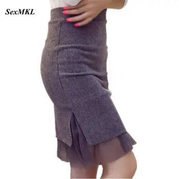 S-5XL Women Winter Skirts 2020 Fashion Elegant Sexy High Waist Skirt Office Lady Patchwork Formal Gray Pencil Skirts Plus Size
S-5XL Women Winter Skirts 2020 Fashion Elegant Sexy High Waist Skirt Office Lady Patchwork Formal Gray Pencil Skirts Plus Size