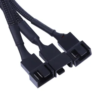 1PC 1 To 3 Ways Splitter Black Sleeved 4-Pin PWM Fan Extension Cable Connector High Quality
1PC 1 To 3 Ways Splitter Black Sleeved 4-Pin PWM Fan Extension Cable Connector High Quality