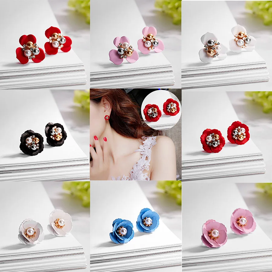 Rinhoo New Design Fashion Jewelry Elegant Flower Earrings Spray Paint Stud Earring Summer Style Beach Party Statement Earring
Rinhoo New Design Fashion Jewelry Elegant Flower Earrings Spray Paint Stud Earring Summer Style Beach Party Statement Earring