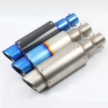 51MM Modified Motorcycle Exhaust Pipe Muffler Universal Scooter GY6 Exhaust Bevel Inlet Exhaust AK071
51MM Modified Motorcycle Exhaust Pipe Muffler Universal Scooter GY6 Exhaust Bevel Inlet Exhaust AK071