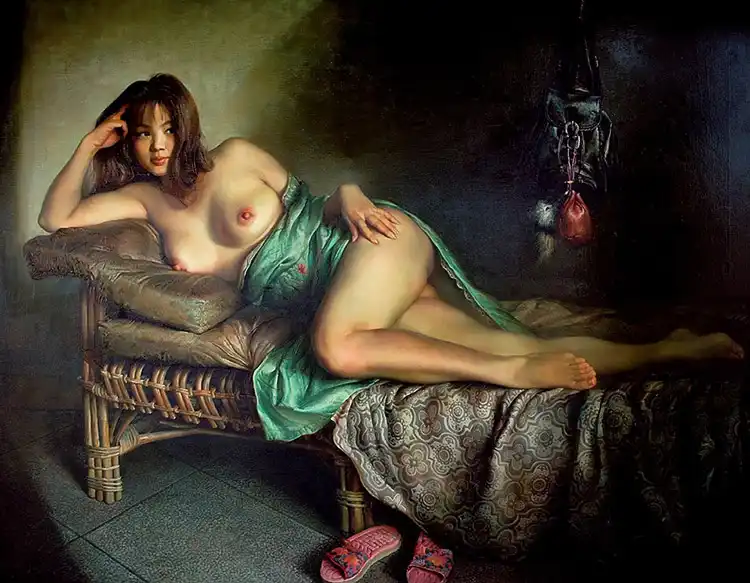 Chinese classic erotic painting