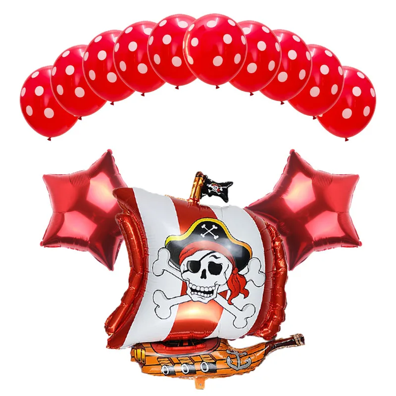 Halloween Decoration supplies 1 set Cartoon Pirate Boat Aluminum Balloon Skull balloon kids birthday party terror toys
Halloween Decoration supplies 1 set Cartoon Pirate Boat Aluminum Balloon Skull balloon kids birthday party terror toys