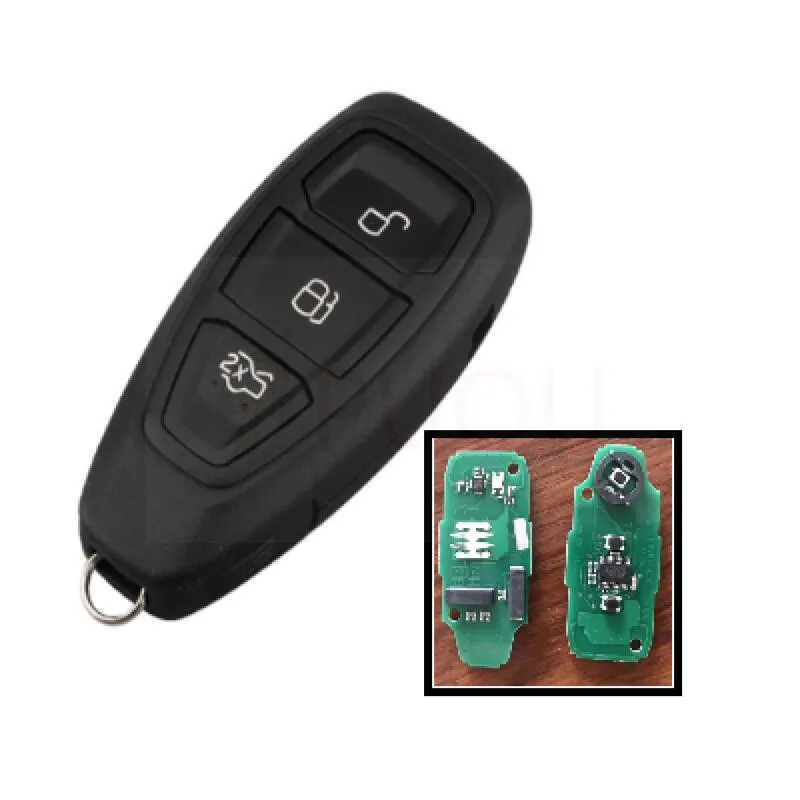 Smart keyless Remote car Key 3Button 434MHz for Ford Focus C-Max Mondeo Kuga Fiesta B-Max 4D63 80Bit FCC ID: KR55WK48801
Smart keyless Remote car Key 3Button 434MHz for Ford Focus C-Max Mondeo Kuga Fiesta B-Max 4D63 80Bit FCC ID: KR55WK48801