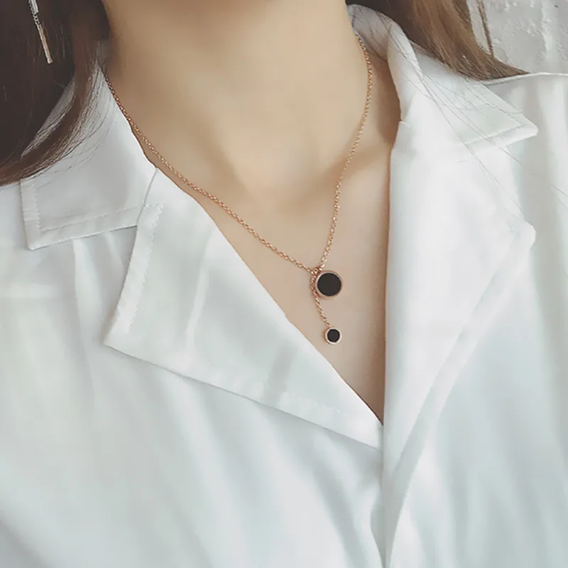 Korean Girl Choker Short Clavicular Chain Titanium Steel Simple Round Necklace for Women Fashion Jewelry Accessories
Korean Girl Choker Short Clavicular Chain Titanium Steel Simple Round Necklace for Women Fashion Jewelry Accessories