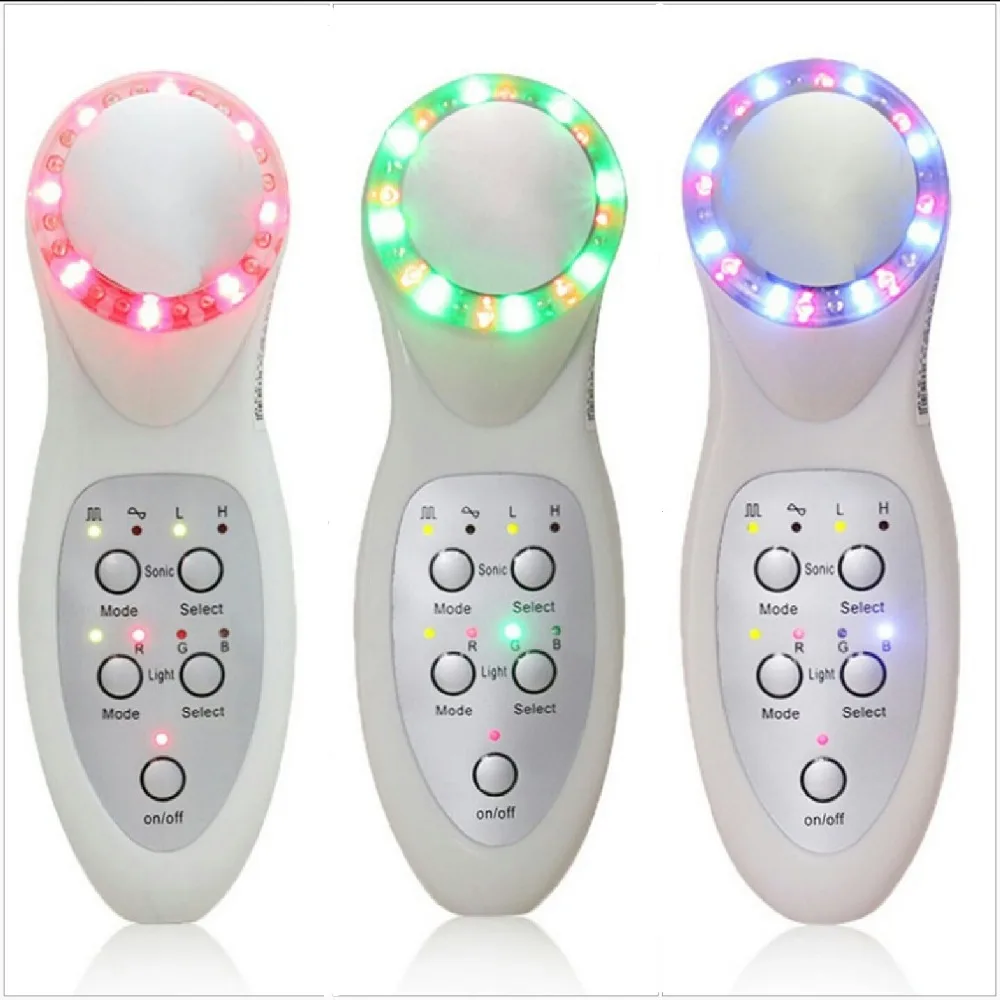 7 color Photon 3MHZ LED Color Photon Massager Electric Ultrasonic Facial Rejuvenation Clean beauty Face Body Skin Lift Massager
7 color Photon 3MHZ LED Color Photon Massager Electric Ultrasonic Facial Rejuvenation Clean beauty Face Body Skin Lift Massager