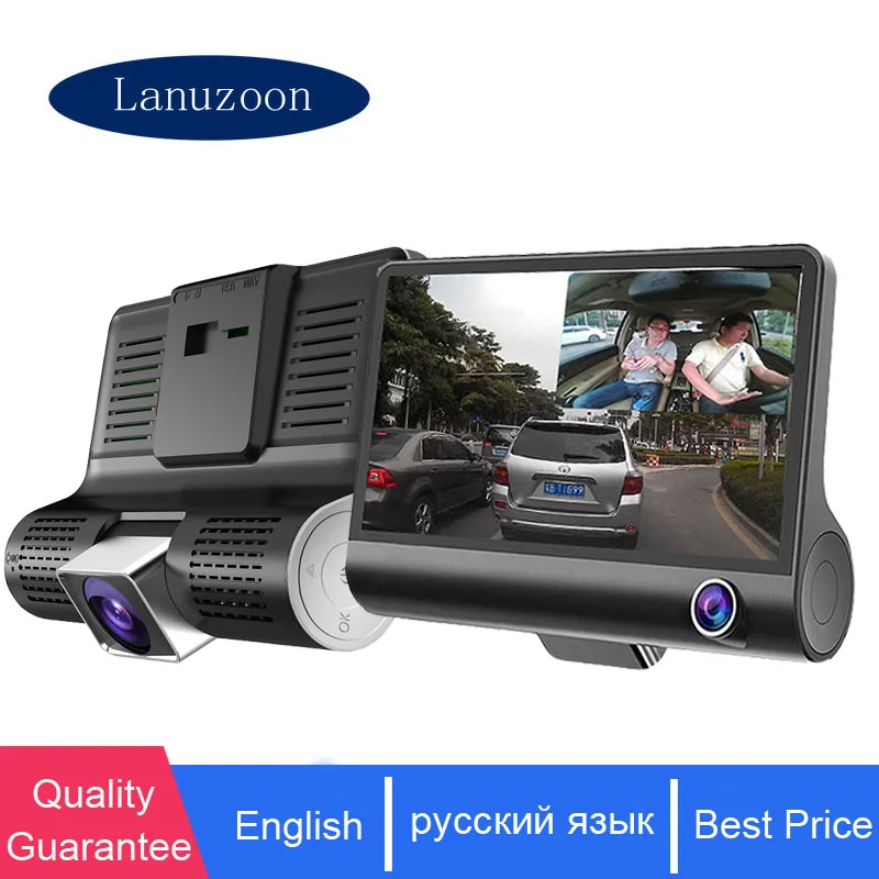 Car DVR 3 Cameras Lens 4.0 Inch Dash Camera Dual Lens With Rearview Camera Video Recorder Auto Registrator DVR Dash Cam
Car DVR 3 Cameras Lens 4.0 Inch Dash Camera Dual Lens With Rearview Camera Video Recorder Auto Registrator DVR Dash Cam