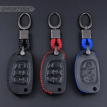Genuine Leather Car Remote Key Holder Case Cover For Hyundai i20 i30 IX25 IX35 Tucson Verna Solaris Elantra Accent Car Styling
Genuine Leather Car Remote Key Holder Case Cover For Hyundai i20 i30 IX25 IX35 Tucson Verna Solaris Elantra Accent Car Styling