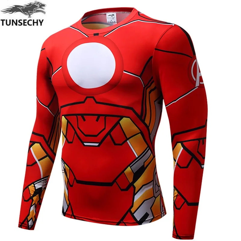 TUNSECHY Mens Compression T-Shirt Superhero Superman Capitan America Iron Man 3D Clothing Fitness Men Long sleeve T-Shirt
TUNSECHY Mens Compression T-Shirt Superhero Superman Capitan America Iron Man 3D Clothing Fitness Men Long sleeve T-Shirt