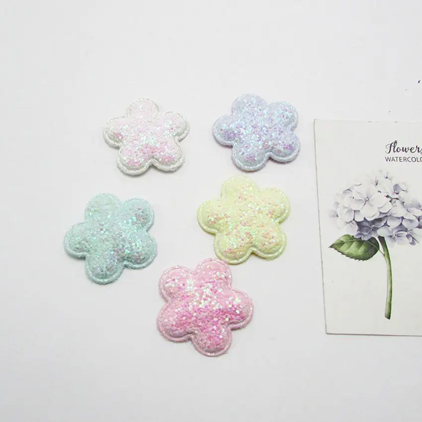 10Pcs 4cm Shiny Fabric Padded Patches Glitter flower Appliques for Craft Clothes Sticker Supplies DIY Hair Clips ornament
10Pcs 4cm Shiny Fabric Padded Patches Glitter flower Appliques for Craft Clothes Sticker Supplies DIY Hair Clips ornament