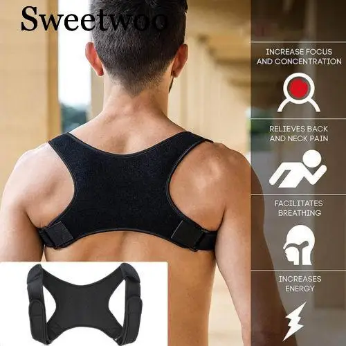 New Posture Corrector Back Support Belt Shoulder Bandage Corset Back Orthopedic Spine Posture Corrector Back Pain Relief
New Posture Corrector Back Support Belt Shoulder Bandage Corset Back Orthopedic Spine Posture Corrector Back Pain Relief
