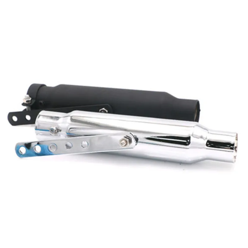 Black/Chrome 12" Shorty Exhaust Muffler Pipe Silencer For Harley Cafe Racer Old School Bobber Touring Dirt bike Motorcycle
Black/Chrome 12" Shorty Exhaust Muffler Pipe Silencer For Harley Cafe Racer Old School Bobber Touring Dirt bike Motorcycle