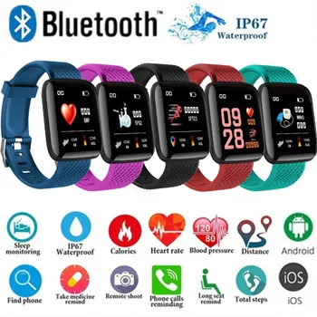 D13 Smart Bracelet 116Plus Blood Pressure Oxygen Heart Rate Monitor Smart Wristband Bracelet Smartwatch Waterproof Smart Band
D13 Smart Bracelet 116Plus Blood Pressure Oxygen Heart Rate Monitor Smart Wristband Bracelet Smartwatch Waterproof Smart Band