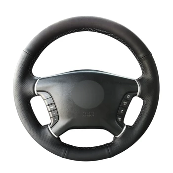 Hand-stitched Black PU Artificial Leather Car Steering Wheel Cover for Mitsubishi Pajero 2007-2014 Galant 2008-2012
Hand-stitched Black PU Artificial Leather Car Steering Wheel Cover for Mitsubishi Pajero 2007-2014 Galant 2008-2012