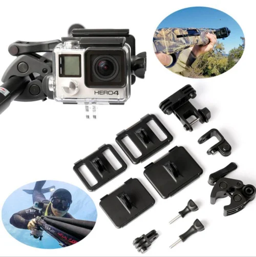 for Gopro Accessories Universal Gun Fishing Rod Bow Archery Rifle Barrel Fixing Clamp Mount Clip for Go Pro Hero 1 2 3 4 3+ 5
for Gopro Accessories Universal Gun Fishing Rod Bow Archery Rifle Barrel Fixing Clamp Mount Clip for Go Pro Hero 1 2 3 4 3+ 5