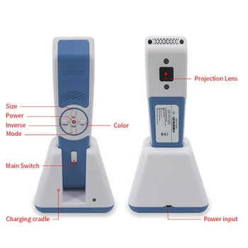 Advanced Portable Clinic Handheld infrared vein detector/ vein finder(Optional bracket)
Advanced Portable Clinic Handheld infrared vein detector/ vein finder(Optional bracket)