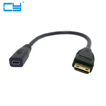 Type D Micro HDMI v1.4 Socket Female to Type C Mini HDMI Male Converter Adapter Cable 10cm
Type D Micro HDMI v1.4 Socket Female to Type C Mini HDMI Male Converter Adapter Cable 10cm