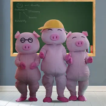 Pig Mascot Costume Pink Pig Cartoon Character Carnival Costume Kits Mascotte Christmas Cosplay for Halloween Party Event
Pig Mascot Costume Pink Pig Cartoon Character Carnival Costume Kits Mascotte Christmas Cosplay for Halloween Party Event