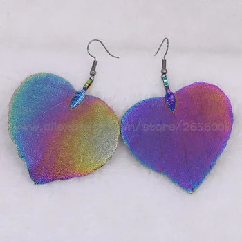 6 Pairs Fashion Electroplate Rainbow color leaf earrings Colorful heart shape drop earrings fashion jewelry gift for women 2564
6 Pairs Fashion Electroplate Rainbow color leaf earrings Colorful heart shape drop earrings fashion jewelry gift for women 2564