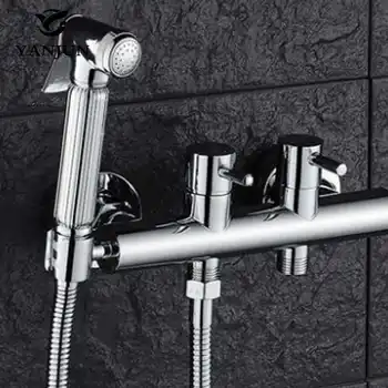 Brand New Handheld Bidet Sprayer for Toilet Set Brass High Pressure Washer Gun Faucet Toilet Douche Kit YJ-7820
Brand New Handheld Bidet Sprayer for Toilet Set Brass High Pressure Washer Gun Faucet Toilet Douche Kit YJ-7820