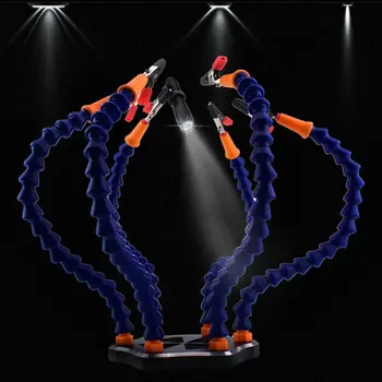 Multi Soldering Helping Hands Third Hand Tool 6 Flexible Arms With Clip for FPV Board Soldering Assembly Repair Station RC Parts
Multi Soldering Helping Hands Third Hand Tool 6 Flexible Arms With Clip for FPV Board Soldering Assembly Repair Station RC Parts