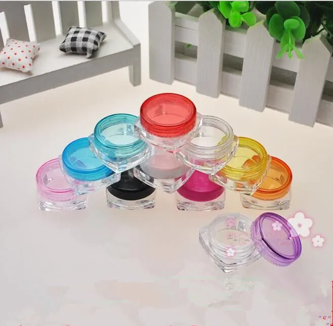 Free Shipping 3 g 5 g Empty Clear Lucency Plastic Packaging Bottles jar Eye Gel Cosmetic Cream Sample Pack Containers
Free Shipping 3 g 5 g Empty Clear Lucency Plastic Packaging Bottles jar Eye Gel Cosmetic Cream Sample Pack Containers