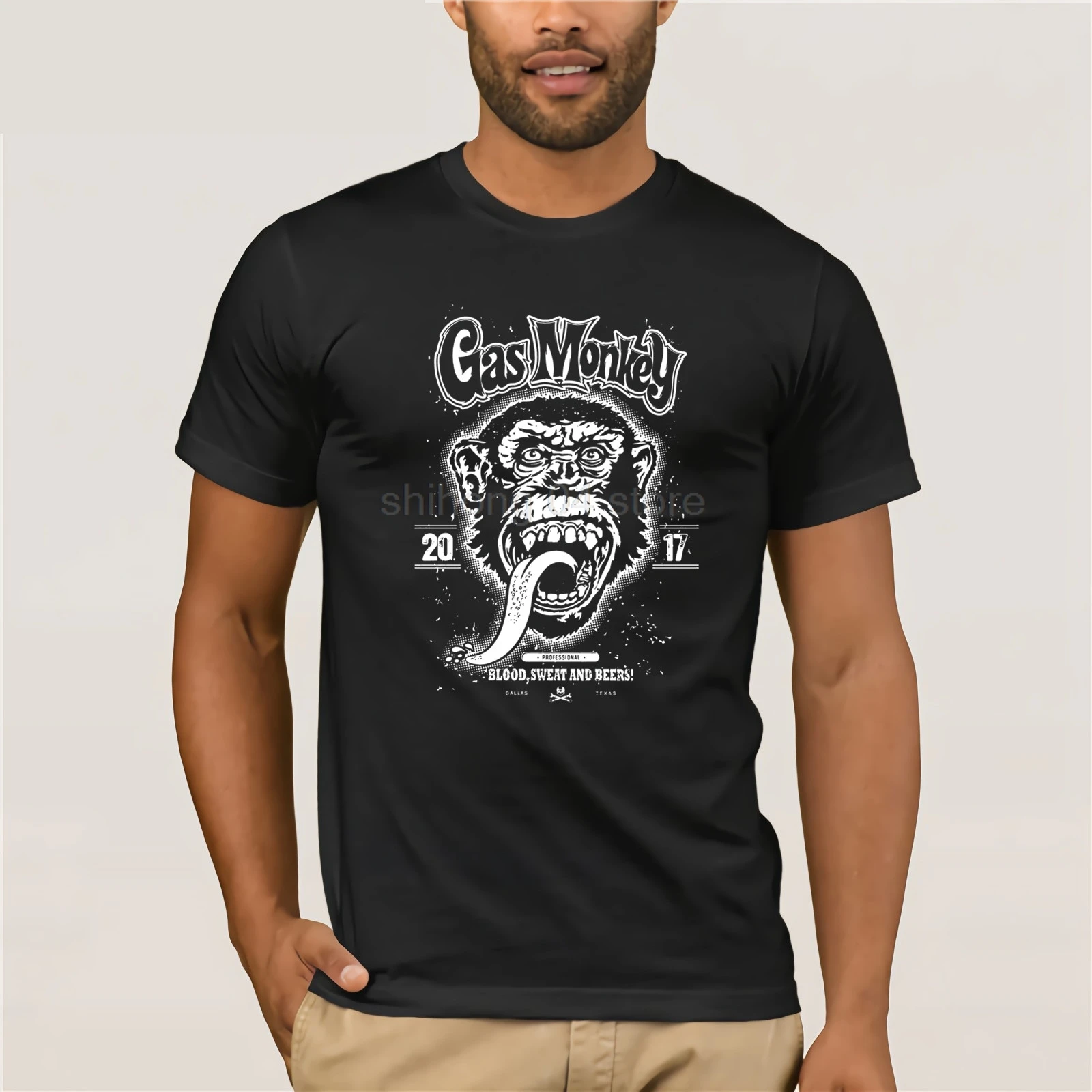 Gas Garage Mens Repair Service Monkey T-Shirt GMG Hot Rod Fast n Loud Men's Short Sleeve t-shirt 2019 Streetwear Tees
Gas Garage Mens Repair Service Monkey T-Shirt GMG Hot Rod Fast n Loud Men's Short Sleeve t-shirt 2019 Streetwear Tees
