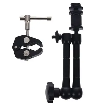 Super Clamp + 11 "Magic Arm Articule Supplemental Aluminum 11-inch magic arm articulates for mounting HDMI Monitor LED Light L
Super Clamp + 11 "Magic Arm Articule Supplemental Aluminum 11-inch magic arm articulates for mounting HDMI Monitor LED Light L