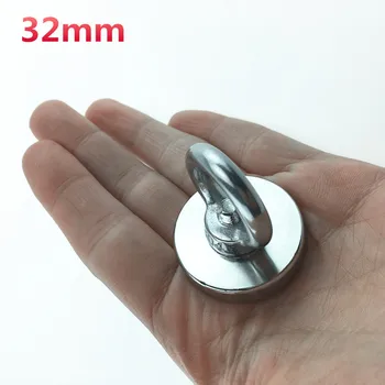 1pc D32mm Pulling Mounting strong powerful neodymium salvage Magnets Pot with ring fishing gear, sea salvage equipments
1pc D32mm Pulling Mounting strong powerful neodymium salvage Magnets Pot with ring fishing gear, sea salvage equipments