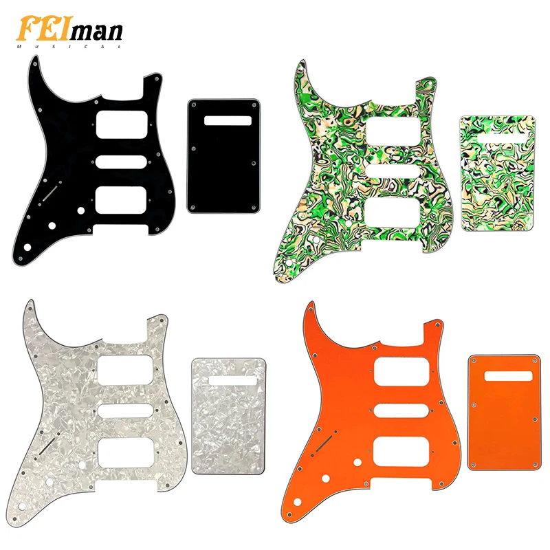 Pleroo Guitar Accessories left handed Pickguards with back plate for Fender Stratocaster Standard ST HSH Guitar Scratch Plate
Pleroo Guitar Accessories left handed Pickguards with back plate for Fender Stratocaster Standard ST HSH Guitar Scratch Plate