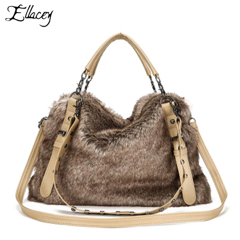 Fashion Winter New Women Handbags Fur Bag Female Hobos Shoulder Crossbody Bags High Quality Totes Women Messenger Bag
Fashion Winter New Women Handbags Fur Bag Female Hobos Shoulder Crossbody Bags High Quality Totes Women Messenger Bag