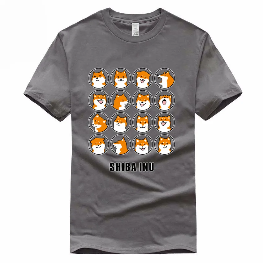 Kawaii Shiba Inu Cute Doge Dog Mens Funny Euro Size 100% Cotton T-shirt Summer Casual O-Neck Tshirt For Men And Women GMT016 
Kawaii Shiba Inu Cute Doge Dog Mens Funny Euro Size 100% Cotton T-shirt Summer Casual O-Neck Tshirt For Men And Women GMT016