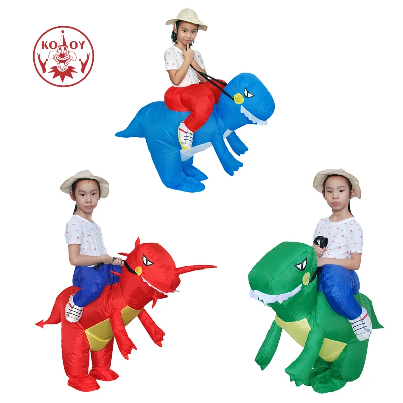 Inflatable Dinosaur Costume Green Blue Red Factory Outlet Children Halloween Cosplay Ride on Dino Costumes Kids Clothing
Inflatable Dinosaur Costume Green Blue Red Factory Outlet Children Halloween Cosplay Ride on Dino Costumes Kids Clothing
