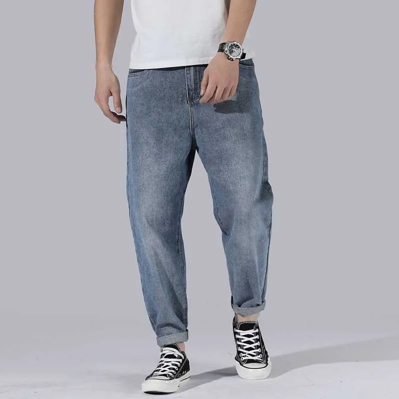Hiphop Jeans for Men Loose Baggy High Fashion Jeans Denim Pants Streetwear Harem Trousers Joggers Men Clothes
Hiphop Jeans for Men Loose Baggy High Fashion Jeans Denim Pants Streetwear Harem Trousers Joggers Men Clothes