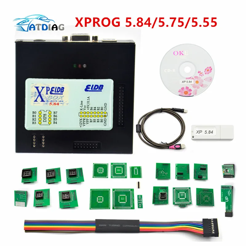 XPROG 5.84 V5.55 V5.70 V5.72 V5.74 V5.75 V5.84 Black Metal Box Better XPROG M V5.70 ECU Programming Interface Xprog-M V5.70
XPROG 5.84 V5.55 V5.70 V5.72 V5.74 V5.75 V5.84 Black Metal Box Better XPROG M V5.70 ECU Programming Interface Xprog-M V5.70