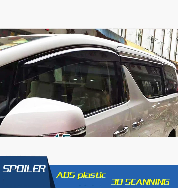 For ALPHARD/VELLFIRE Plastic Window Visor Vent Shades Sun Rain Deflector Guard For ALPHARD/V Auto Accessories 4PCS/SET 2011-2015
For ALPHARD/VELLFIRE Plastic Window Visor Vent Shades Sun Rain Deflector Guard For ALPHARD/V Auto Accessories 4PCS/SET 2011-2015