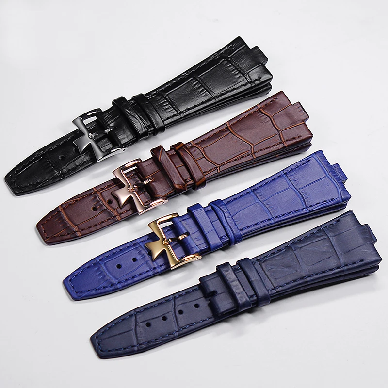 Genuine leather Watch Bands For Vacheron Constantin VC 7700V/110A-B129 Watch men Strap Cow Leather Bracelets protruding strap
Genuine leather Watch Bands For Vacheron Constantin VC 7700V/110A-B129 Watch men Strap Cow Leather Bracelets protruding strap