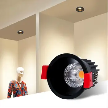 Deep Antiglare Spot Lights Embedded 5W 7W LED Ceiling Light living Room Wall aisle hotel Downlight CREE COB Round Ceiling Light
Deep Antiglare Spot Lights Embedded 5W 7W LED Ceiling Light living Room Wall aisle hotel Downlight CREE COB Round Ceiling Light