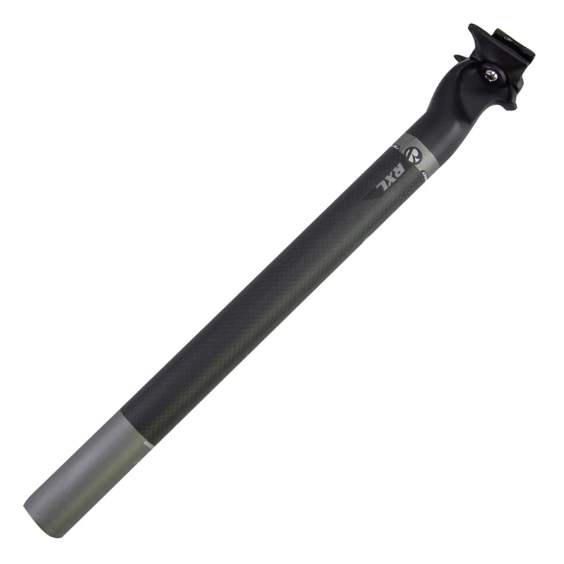 RXL SL Bicycle Carbon Seatpost Caliber 27.230.831.6mm Seat Post Carbon 350400mm 3K Grey Carbon Fiber Seatposts (9)