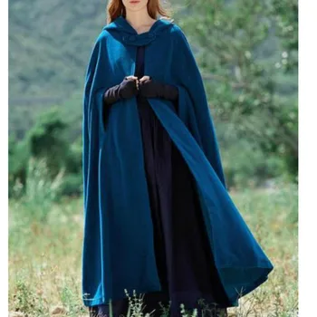 Women Autumn Winter Warm Long Cloak Style Hooded Jacket Cape Coat Poncho Shawl Parka Outdoor Clothes
Women Autumn Winter Warm Long Cloak Style Hooded Jacket Cape Coat Poncho Shawl Parka Outdoor Clothes