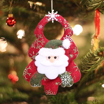 2018 New Christmas Decorations Santa Claus Pendants Xmas Tree Decor Stereoscopic Kawaii Gifts Ornaments Non-woven fabric adornos
2018 New Christmas Decorations Santa Claus Pendants Xmas Tree Decor Stereoscopic Kawaii Gifts Ornaments Non-woven fabric adornos
