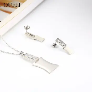 OUFEI Stainless Steel Jewelry Woman Vogue 2019 Charm Earring And Necklace Sets Jewelry Accessories Indian Jewelry
OUFEI Stainless Steel Jewelry Woman Vogue 2019 Charm Earring And Necklace Sets Jewelry Accessories Indian Jewelry