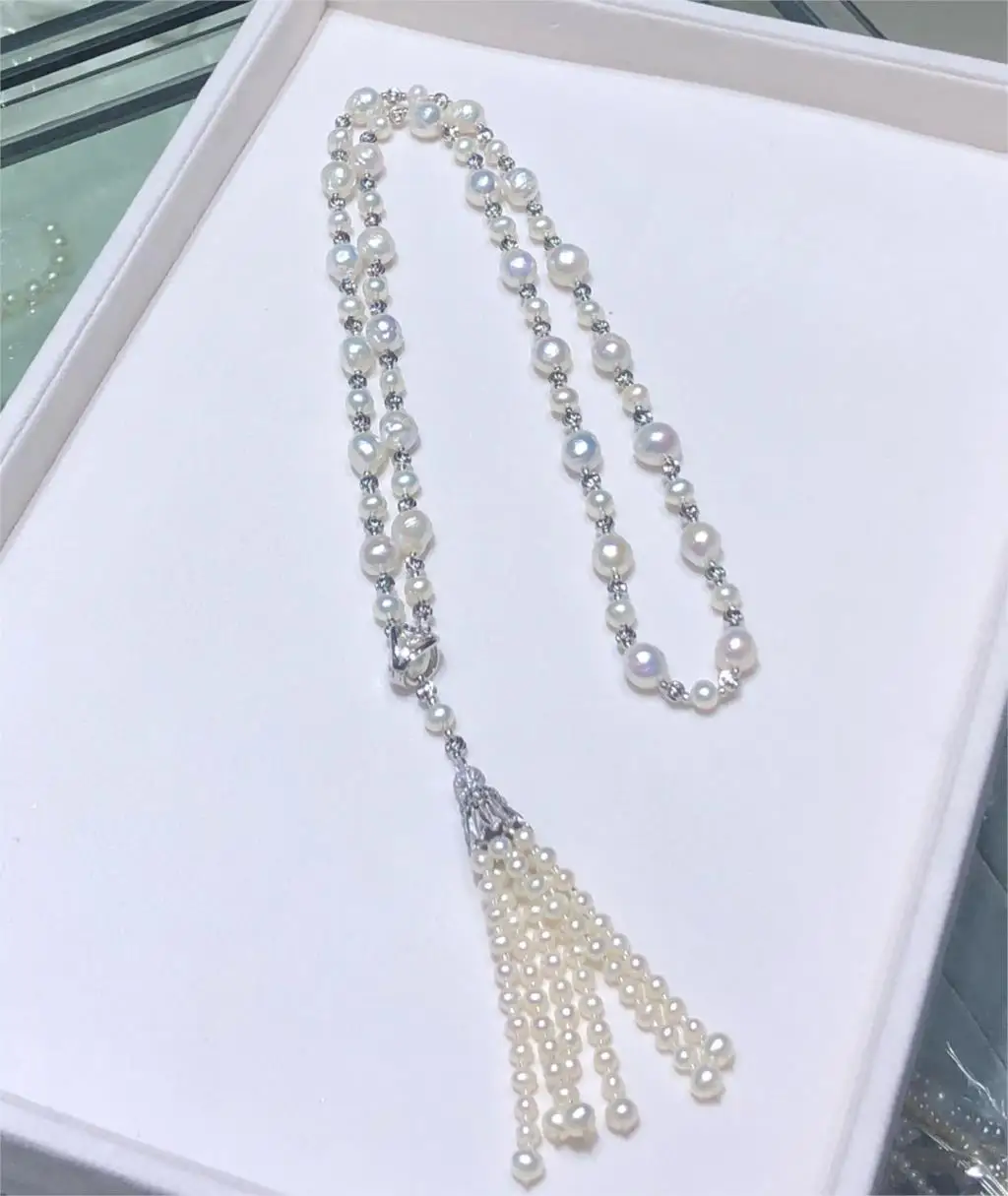 90cm Freshwater Baroque Pearl Sweater Necklace Keshi Pearl Long Necklace Gifts For Mother/Girlfriend
90cm Freshwater Baroque Pearl Sweater Necklace Keshi Pearl Long Necklace Gifts For Mother/Girlfriend