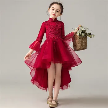 2020 Kids Girls Elegant Wedding Birthday Princess Party Pageant Dress Children Formal Party Half Sleeves Lace Tulle Dress 2-14 Y
2020 Kids Girls Elegant Wedding Birthday Princess Party Pageant Dress Children Formal Party Half Sleeves Lace Tulle Dress 2-14 Y