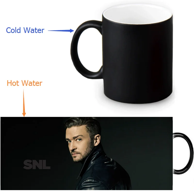 Beautiful Justin Timberlake Magic Color Changing Coffee Mug Morphing Milk Mugs 350ml/12oz Tea Mug Halloween Gift
Beautiful Justin Timberlake Magic Color Changing Coffee Mug Morphing Milk Mugs 350ml/12oz Tea Mug Halloween Gift